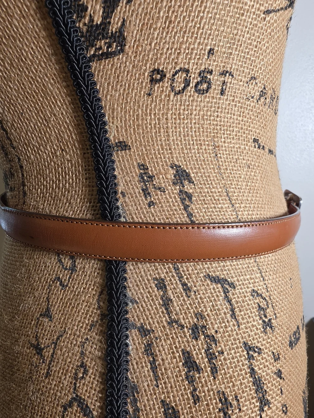 Ralph Lauren Brown Leather Women's Belt with Signature Buckle